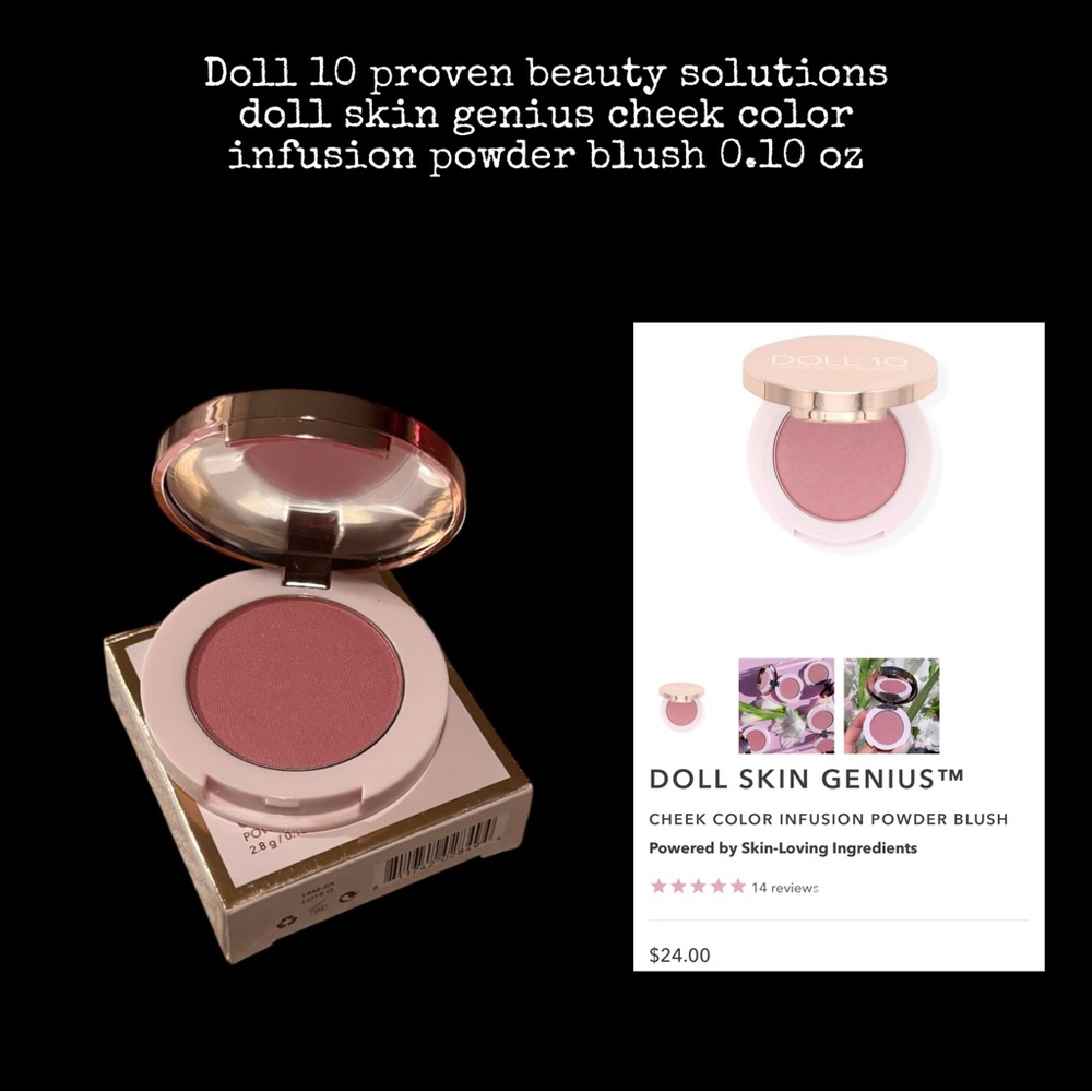 Doll10 Skin Genius Cheek Color Infusion Powder Blush